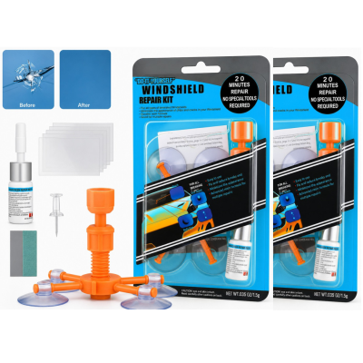 2 x Car Windshield Repair Kit